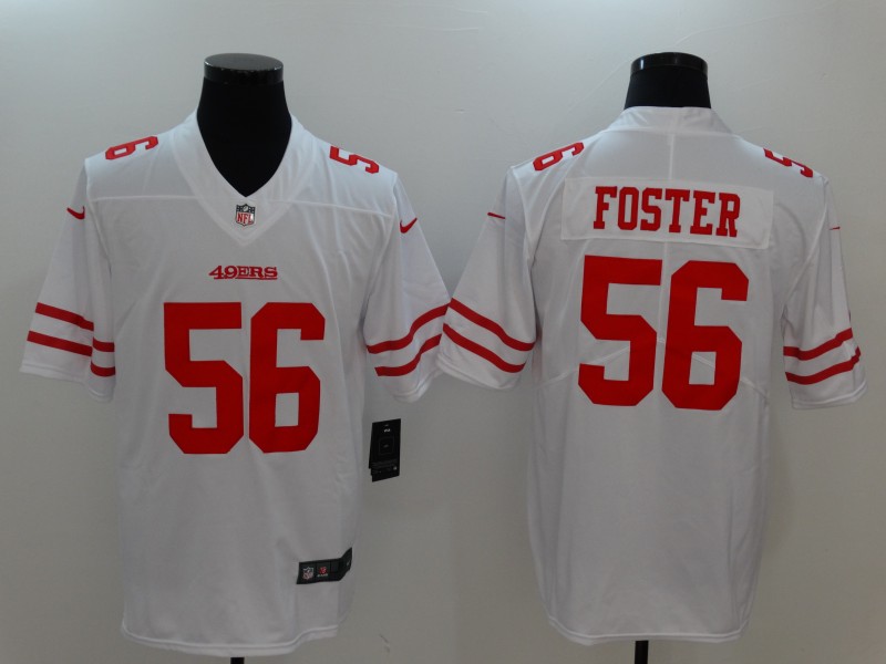 Men's San Francisco 49ers Ruben Foster #56 White Jersey